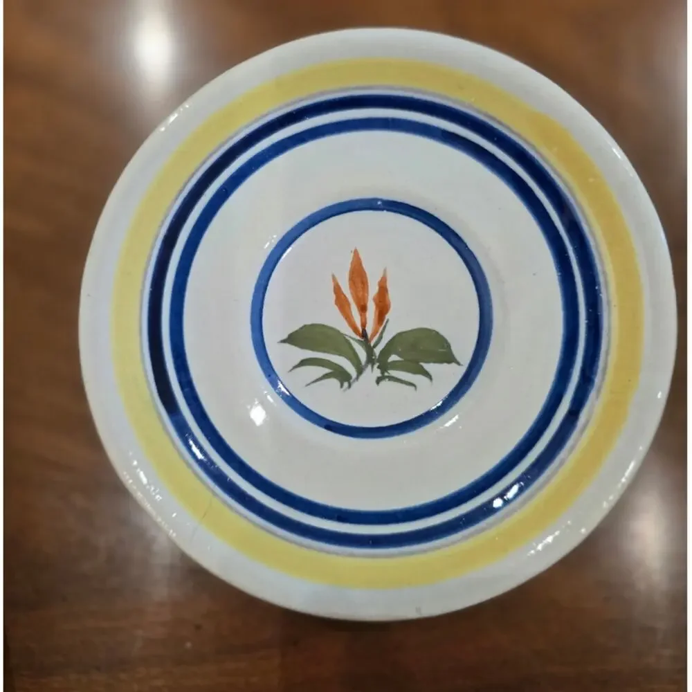 Set 2 Henriot Quimper small bowl and plate 4 inch 